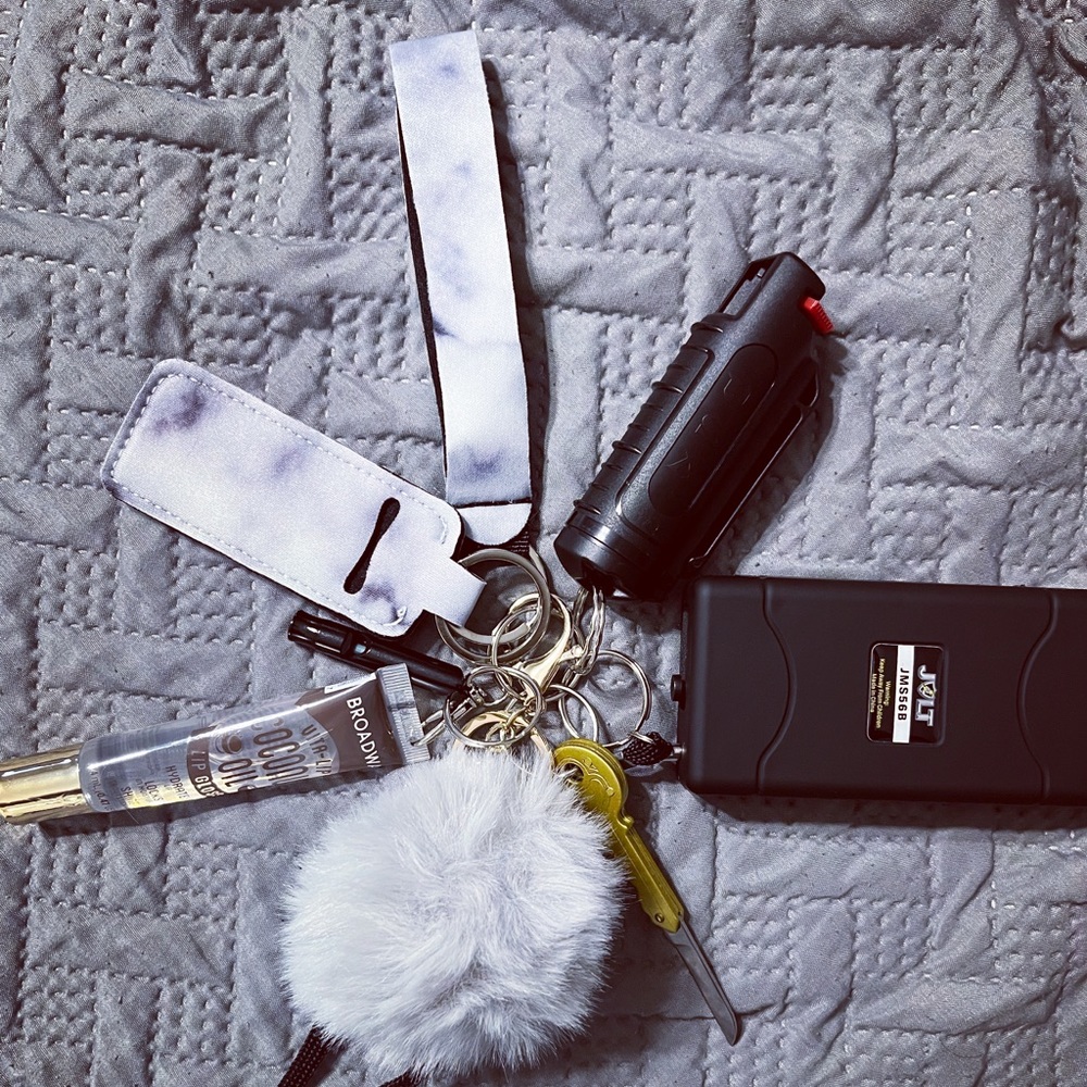 Gray marble - Women’s Essential Keychain